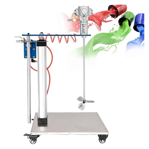 Automatischer pneumatischer Farb- und Schlammmischer mit Hebefunktion, 30 Gallonen Farbrührmaschine, 1/4 PS Luftrührwerk, MischmaschineB von ZWXBDPDM