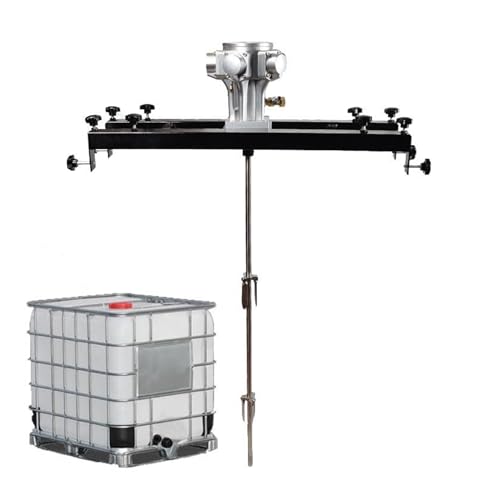 Elektrischer Stand-Farbmischer, kommerzielle Farbrührmaschine, 1/2 (3/4) PS elektrische Tankmischmaschine, Farbmischgerät for Tintenlöser-Rührwerk, Klapppropeller(5 Cylinder,Big) von ZWXBDPDM