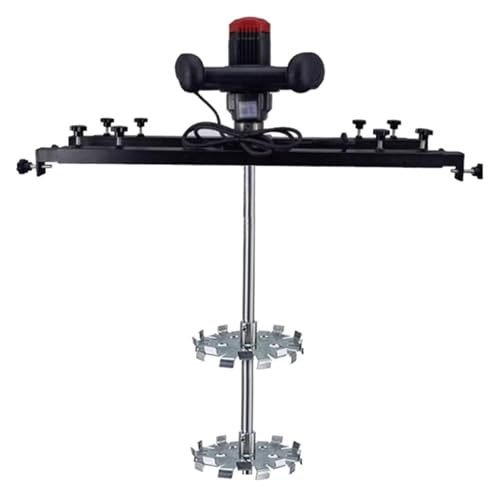Farbmischer, Elektrische Tankmischmaschine, Hand-Schlammmischer for Farbe, Fugenmörtel, Gips, Dünnbettmörtel, Futterrührwerkzeug, Teleskopbereich 65~125 cm,(C) von ZWXBDPDM