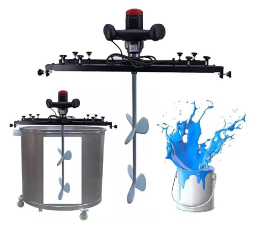 Farbmischer, elektrischer Tankmischer, Hand-Schlammmischer for Farbe, Fugenmörtel, Gips, Dünnbettmörtel, Futterrührwerkzeug, Teleskopbereich 65~125 cm(B) von ZWXBDPDM