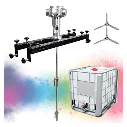 Farbmischer, pneumatische Tankmischmaschine, mit Stützaufhänger, Drehzahl 2500 U/min, 1800 U/min, 1000 U/min, 1000 l Edelstahlmischer für Farbe, Beschichtung, Tinte, Kleber, Dreizylinder (Dreizylinder Farbmischer, pneumatische Tankmischmaschine, mit Stützaufhänger, Drehzahl 2500 U/min, 1800 U/min, 1000 U/min, 1000 l Edelstahlmischer für Farbe, Beschichtung, Tinte, Kleber, Dreizylinder (Dreizylinder von ZWXBDPDM