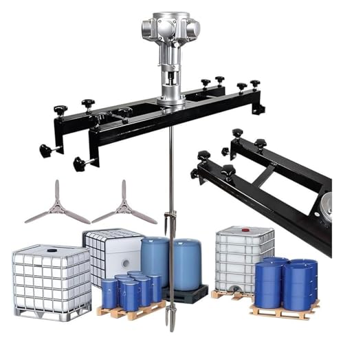Farbmischer-Rührwerkzeug, 1000-l-Pneumatiktank-Mischmaschine, kommerzielle Farbrührmaschine mit Halterung, Farbmischgerät, for Tintenlöser-Rührwerk 3 Zylinder(Small5Cylinders) von ZWXBDPDM