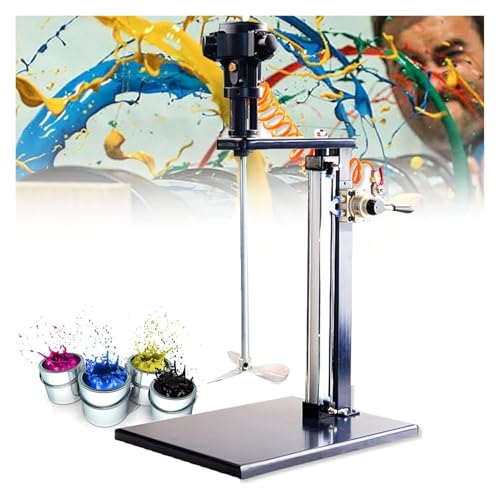 Kommerzieller pneumatischer Halterungsmischer, 5Gal 20L elektrische Tank-Farbmischmaschine, vertikaler Desktop-Beton-Zementmischer von ZWXBDPDM