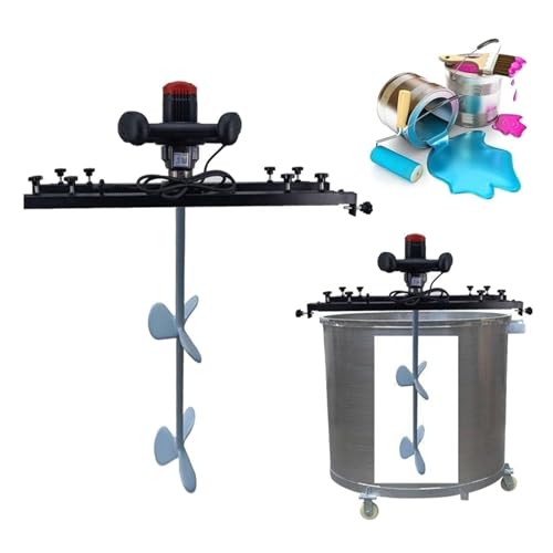Luftrührwerk-Mischmaschine, elektrischer Farbbehälter, 3280 W, tragbar, kommerziell, Tonnenrührwerk mit Halterung for Tintenlöser(A) von ZWXBDPDM