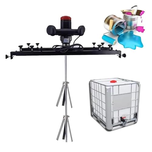 Luftrührwerk-Mischmaschine, elektrischer Farbbehälter, 3280 W, tragbar, kommerziell, Tonnenrührwerk mit Halterung for Tintenlöser(C) von ZWXBDPDM