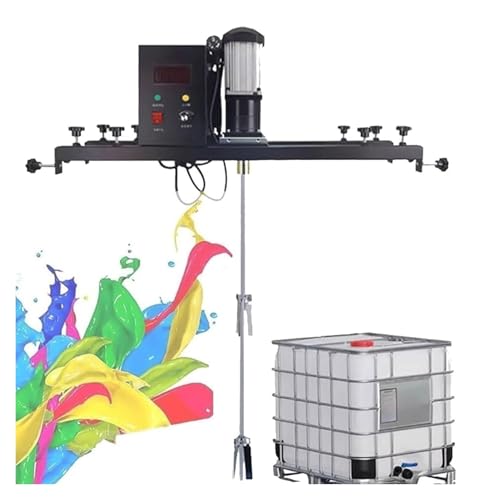 Pneumatischer Farbmischer Mörtel Luft 980W Elektrische Behältermaschine Mischrührmaschine Halterung Luftmischantrieb mit Klapppropeller von ZWXBDPDM
