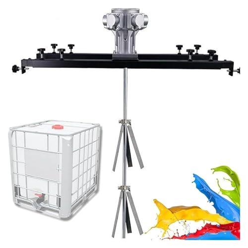 Pneumatischer Rührer mit 1/2, 3/4, 1 PS, 1000 l, verstellbare Größe, für Farbe, Beschichtung, viskose Flüssigkeit, gelöste Tinte (3 Zylinder) (3 Zylinder) von ZWXBDPDM