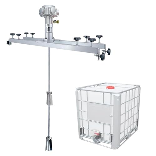 Pneumatisches Rührwerk, Klemmmontage, Tankfass-Trommelmischer, IBC-Luftrührwerk, Farbrührmaschine, Mischkapazität 1000 l, Rührwerkzeug for Zementmischer, Mörtel, Gips, Farbe, Futtermittel(H003) von ZWXBDPDM