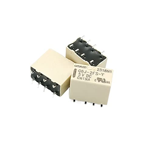 ZWXYKQBXG Elektronisches Zubehör 1PC-Relais G6J-2FS-Y-3VDC/5VDC/12VDC Zwei Sätze 8-poliger 1A-Mikrorelais-Umwandlung(G6J-2FS-Y-12VDC) von ZWXYKQBXG