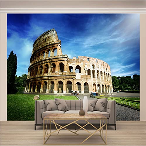 Fototapete 3D Architektur Wandgemälde Tapete 3D Tapeten Wohnzimmer Schlafzimmer TV Hintergrund Wand Dekoration 350cm×250cm(Breite x Höhe) von ZWYHYP
