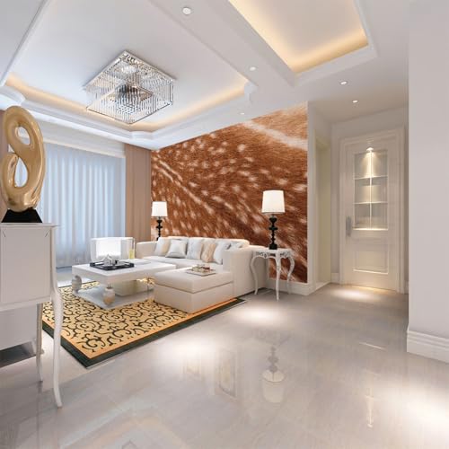 Fototapete 3D Effekt Fell Wandtapete Moderne Wanddeko Design Wand Dekoration Wohnzimmer Schlafzimmer 350cm×256cm(Breite x Höhe) von ZWYHYP