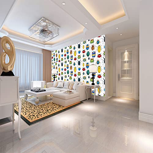 Fototapete 3D Effekt Insekt Wandtapete Moderne Wanddeko Design Wand Dekoration Wohnzimmer Schlafzimmer 400cm×280cm(Breite x Höhe) von ZWYHYP