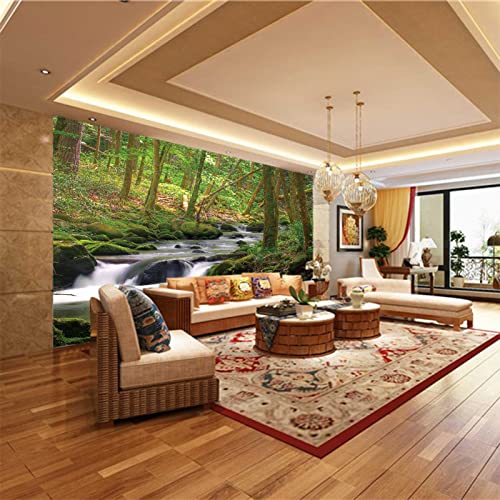 Fototapete 3D Effekt Wald Wandtapete Moderne Wanddeko Design Wand Dekoration Wohnzimmer Schlafzimmer 300cm×210cm(Breite x Höhe) von ZWYHYP