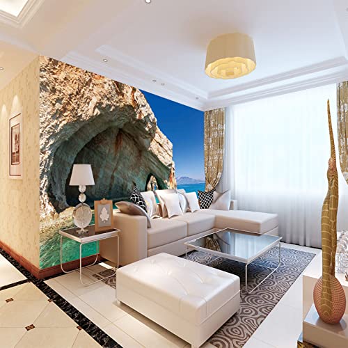 Fototapete 3D Meer Wandgemälde Tapete 3D Tapeten Wohnzimmer Schlafzimmer TV Hintergrund Wand Dekoration 250cm×175cm(Breite x Höhe) von ZWYHYP