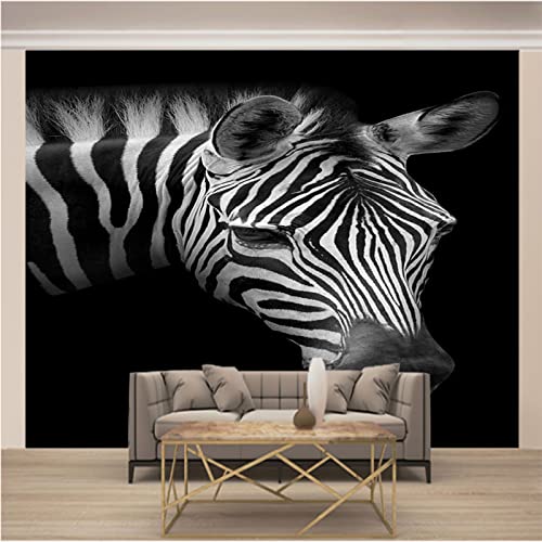 Tapete Wandbilder Für Wohnzimmer Zebra 3D-Poster Fototapete Decke Wandbild Moderne Wohnzimmer Schlafzimmer Deckendekoration Wandverkleidung 300cm×210cm(Breite x Höhe) von ZWYHYP