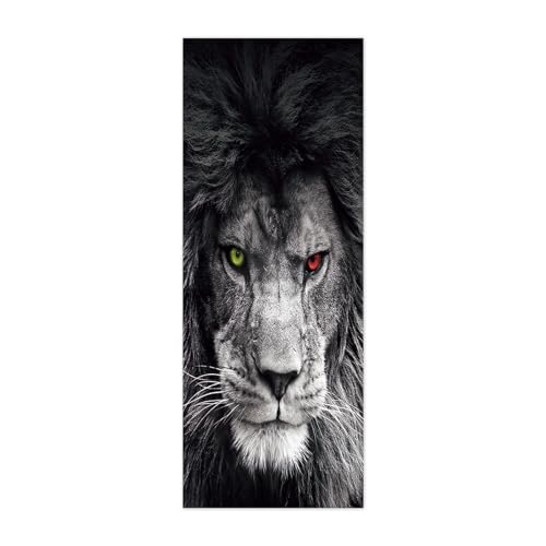 Tür tapeten 3d selbstklebend Der Löwe B85 x H205cm Türposter Türaufkleber Abnehmbare Vinyl türfolie Fototapete diy Wandbild Wohnzimmer Schlafzimmer Kinderzimmer Badezimmer von ZWYHYP