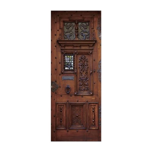 Türtapete Selbstklebend Kreative Tür B85 x H205cm 3d Türaufkleber Wandbilder Türposter Fototapete PVC DIY Türbild Vinyl Wasserdichte Entfernbar Mauer Aufkleber Zuhause Dekor von ZWYHYP