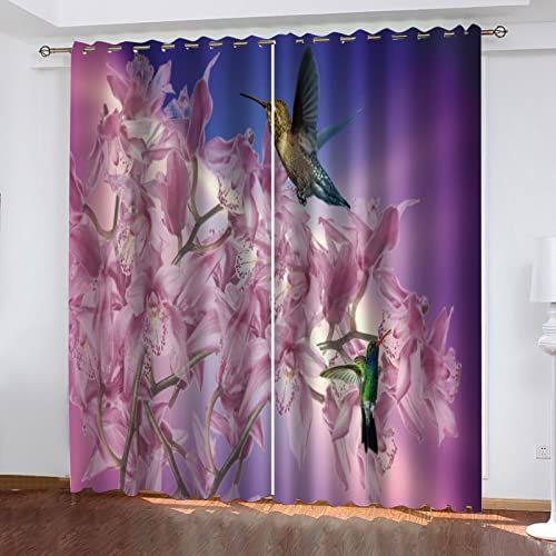 ZWYHYP 3D VerdunkelungsvorhängBlumen und Vögel 2X B140x H260cm Blickdichte Gardinen Verdunkelungsvorhang Lichtundurchlässige Vorhang mit Ösen für Schlafzimmer 2er Set ZWYHYP 3D VerdunkelungsvorhängBlumen und Vögel 2X B140x H260cm Blickdichte Gardinen Verdunkelungsvorhang Lichtundurchlässige Vorhang mit Ösen für Schlafzimmer 2er Set von ZWYHYP