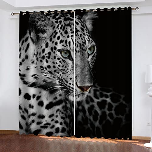 ZWYHYP 3D VerdunkelungsvorhängTierleopard 2X B140x H260cm Blickdichte Gardinen Verdunkelungsvorhang Lichtundurchlässige Vorhang mit Ösen für Schlafzimmer 2er Set ZWYHYP 3D VerdunkelungsvorhängTierleopard 2X B140x H260cm Blickdichte Gardinen Verdunkelungsvorhang Lichtundurchlässige Vorhang mit Ösen für Schlafzimmer 2er Set von ZWYHYP