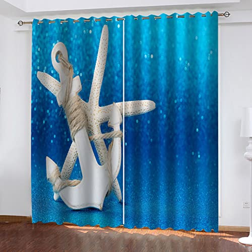 ZWYHYP Vorhang Blickdicht mit Ösen Anker 2X B140x H245cm 3D Verdunkelungsvorhang 2er Set Gardine Polyester für Schlafzimmer Kinderzimmer Wohnzimmer Dekoration ZWYHYP Vorhang Blickdicht mit Ösen Anker 2X B140x H245cm 3D Verdunkelungsvorhang 2er Set Gardine Polyester für Schlafzimmer Kinderzimmer Wohnzimmer Dekoration von ZWYHYP