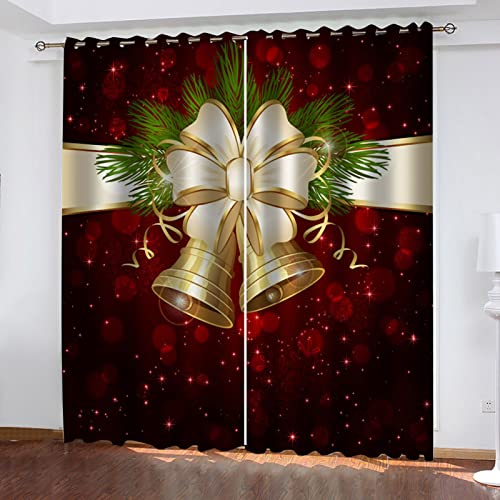 ZWYHYP Vorhang Blickdicht mit Ösen Glocke 2X B140x H245cm 3D Verdunkelungsvorhang 2er Set Gardine Polyester für Schlafzimmer Kinderzimmer Wohnzimmer Dekoration ZWYHYP Vorhang Blickdicht mit Ösen Glocke 2X B140x H245cm 3D Verdunkelungsvorhang 2er Set Gardine Polyester für Schlafzimmer Kinderzimmer Wohnzimmer Dekoration von ZWYHYP