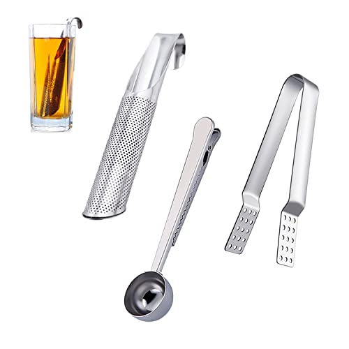 Teesieb Set mit 3 Teebeuteln + 1 Teebeutelclip + 1 Clip-dosierer + Edelstahlsieb + Teekanne + Teerückstandsfilter Teesieb Set mit 3 Teebeuteln + 1 Teebeutelclip + 1 Clip-dosierer + Edelstahlsieb + Teekanne + Teerückstandsfilter von ZWZNBL