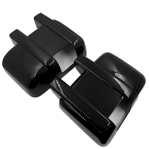 ZXBL Rückspiegel Abdeckung für Ford F250 2008-2016, Auto Spiegelgehuse Rückspiegeldeckel Seite Flügel Spiegel Kappen Abdeckung Rückspiegelkappe von ZXBL
