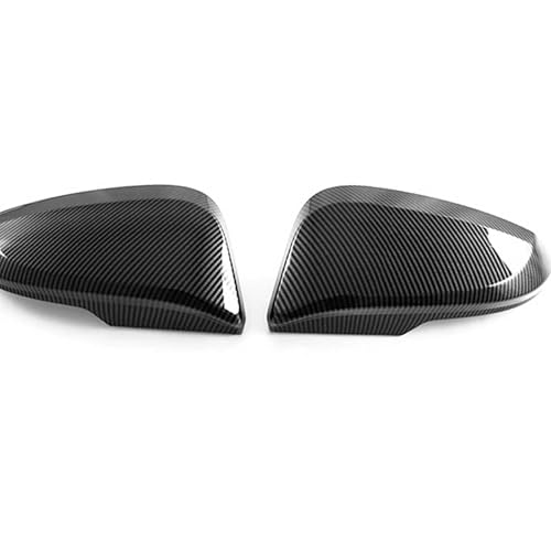ZXBL Rückspiegel Abdeckung für Hilux Fortuner 2016-2024, Auto Spiegelgehuse Rückspiegeldeckel Seite Flügel Spiegel Kappen Abdeckung Rückspiegelkappe,Carbon Fiber von ZXBL