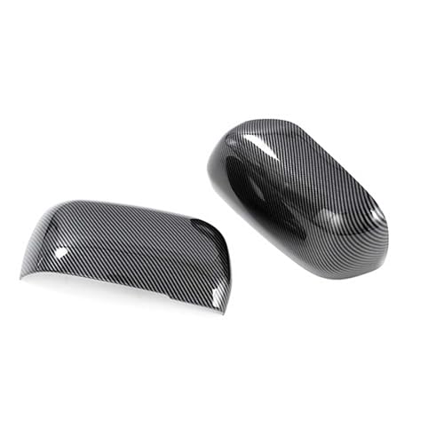 ZXBL Rückspiegel Abdeckung für Mitsubishi Pajero 2019, Auto Spiegelgehuse Rückspiegeldeckel Seite Flügel Spiegel Kappen Abdeckung Rückspiegelkappe,Carbon Fiber von ZXBL