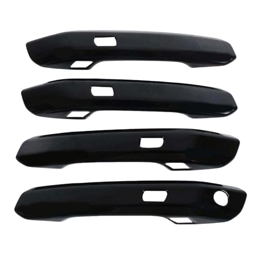 ZXBL Türgriffabdeckung für Audi A4LQ5L 2017-2024, Außentürgriff Auto Außentür Griffe Abdeckung Schutz Aufkleber Außentür Griff Moulding Abdeckung,Bright Black von ZXBL