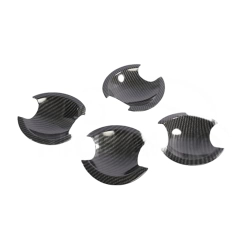 ZXBL Türgriffabdeckung für Camry 7th Generation 2012-2017, Außentürgriff Auto Außentür Griffe Abdeckung Schutz Aufkleber Außentür Griff Moulding Abdeckung, small Door Bowl-Carbon Fiber von ZXBL