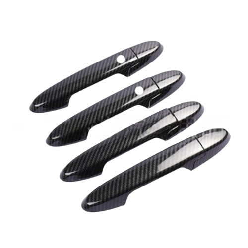 ZXBL Türgriffabdeckung für Fit 2014-2020, Außentürgriff Auto Außentür Griffe Abdeckung Schutz Aufkleber Außentür Griff Moulding Abdeckung,Smart Handle-Carbon Fiber von ZXBL