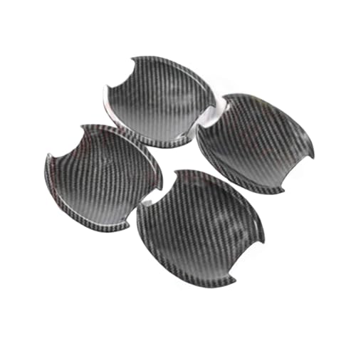 ZXBL Türgriffabdeckung für Ford Kuga 2013-2017, Außentürgriff Auto Außentür Griffe Abdeckung Schutz Aufkleber Außentür Griff Moulding Abdeckung, small Door Bowl-Carbon Fiber von ZXBL