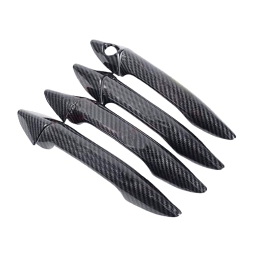 ZXBL Türgriffabdeckung für Hyundai Elantra 2011-2013, Außentürgriff Auto Außentür Griffe Abdeckung Schutz Aufkleber Außentür Griff Moulding Abdeckung,Regular Handles-Carbon Fiber von ZXBL
