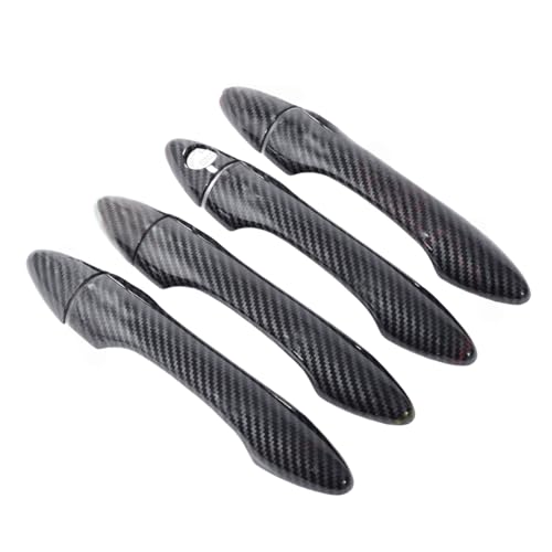 ZXBL Türgriffabdeckung für Hyundai IX35 2009-2017, Außentürgriff Auto Außentür Griffe Abdeckung Schutz Aufkleber Außentür Griff Moulding Abdeckung,Regular Handles-Carbon Fiber von ZXBL
