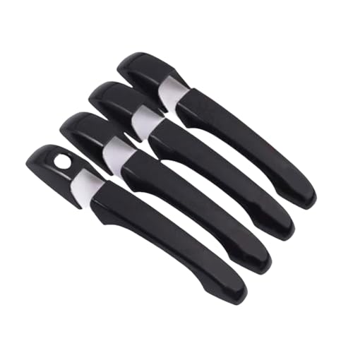 ZXBL Türgriffabdeckung für Jeep Grand Cherokee 2011-2020, Außentürgriff Auto Außentür Griffe Abdeckung Schutz Aufkleber Außentür Griff Moulding Abdeckung,Ordinary Handle-Bright Black von ZXBL