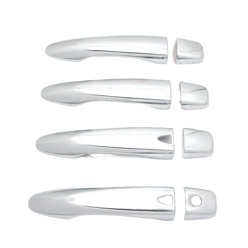 ZXBL Türgriffabdeckung für Nissan Qashqai Navara Terra 2016-2019, Außentürgriff Auto Außentür Griffe Abdeckung Schutz Aufkleber Außentür Griff Moulding Abdeckung, smart Handle-Electroplating von ZXBL