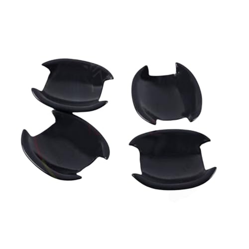 ZXBL Türgriffabdeckung für Nissan Sunny 2011-2018, Außentürgriff Auto Außentür Griffe Abdeckung Schutz Aufkleber Außentür Griff Moulding Abdeckung, small Door Bowls-Bright Black von ZXBL
