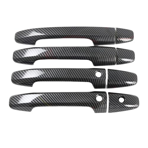 ZXBL Türgriffabdeckung für Odyssey 2015-2022, Außentürgriff Auto Außentür Griffe Abdeckung Schutz Aufkleber Außentür Griff Moulding Abdeckung,smart Handle-Carbon Fiber von ZXBL