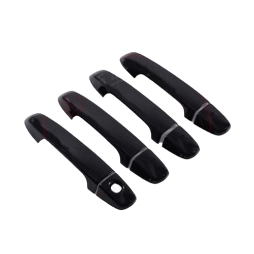 ZXBL Türgriffabdeckung für Toyota Camry 7th Generation 2012-2017, Außentürgriff Auto Außentür Griffe Abdeckung Schutz Aufkleber Außentür Griff Moulding Abdeckung,Handle-Bright Black von ZXBL