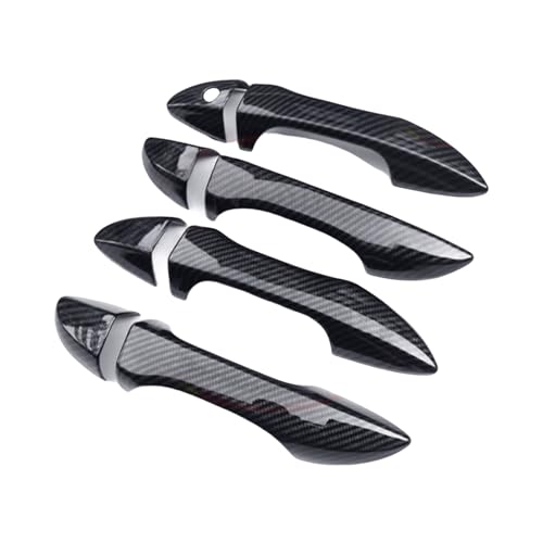ZXBL Türgriffabdeckung für Toyota Corolla 2014-2017, Außentürgriff Auto Außentür Griffe Abdeckung Schutz Aufkleber Außentür Griff Moulding Abdeckung,Handle-Carbon Fiber von ZXBL