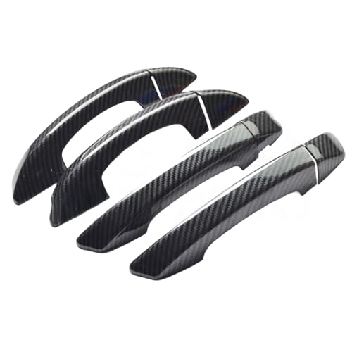 ZXBL Türgriffabdeckung für Volkswagen Lavida 2013-2017, Außentürgriff Auto Außentür Griffe Abdeckung Schutz Aufkleber Außentür Griff Moulding Abdeckung,Handle-Carbon Fiber von ZXBL