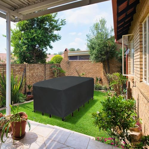 ZXBNNN Gartenmöbel Abdeckung Wasserdicht Multi-Größe Gartentisch Abdeckung für Gartenmöbel Schutzhülle Abdeckplane Terrassenmöbe Winterfest Outdoor Gartenmöbel Abdeckhaube 280x280x100cm/LxWxH ZXBNNN Gartenmöbel Abdeckung Wasserdicht Multi-Größe Gartentisch Abdeckung für Gartenmöbel Schutzhülle Abdeckplane Terrassenmöbe Winterfest Outdoor Gartenmöbel Abdeckhaube 280x280x100cm/LxWxH von ZXBNNN