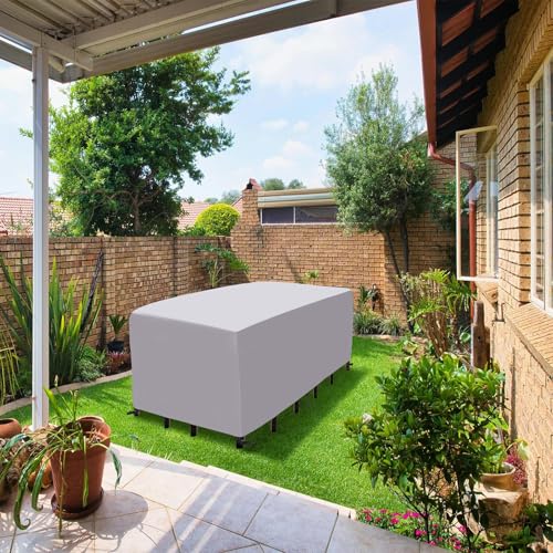 ZXBNNN Gartenmöbel Abdeckung Wasserdicht Multi-Größe Gartentisch Abdeckung für Gartenmöbel Schutzhülle Abdeckplane Terrassenmöbe Winterfest Outdoor Gartenmöbel Abdeckhaube 330x330x90cm/LxWxH ZXBNNN Gartenmöbel Abdeckung Wasserdicht Multi-Größe Gartentisch Abdeckung für Gartenmöbel Schutzhülle Abdeckplane Terrassenmöbe Winterfest Outdoor Gartenmöbel Abdeckhaube 330x330x90cm/LxWxH von ZXBNNN