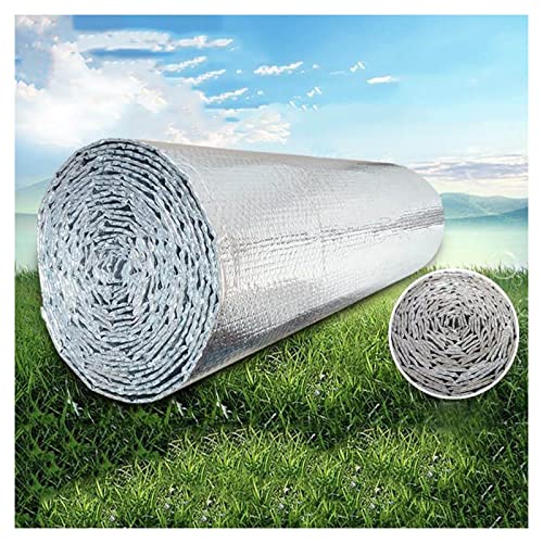 ZXCASDF Doppelblase Isolierung Thermofolie,Heizkörper Reflexionsfolie,Selbstklebe Isolierfolie,Selbstklebe Doppelte Alu Luftpolsterfolie Für Dächer Wände Und Böden Wärmehaltung,5mm（thk）,1 * 4M(4m²) von ZXCASDF