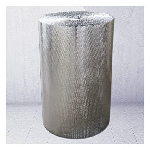 ZXCASDF Doppelte Alu-Luftpolsterfolie Isolierfolie,Selbstklebe Isolierfolie Dämmfolie Heizkörper Reflexionsfolie,Reflexionsplatte,Für Loft,Boden,Wand,Wohnmobil,Campervan,4mm（thk）,1 * 3M(3m²) von ZXCASDF