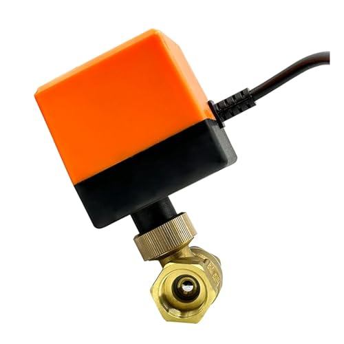 1/2 "3/4" 1 "2" motorisiertes Messing-Kugelventil 3-Draht 2 Steuerung/Drei-Draht Eine Steuerung normalerweise geschlossenes elektrisches Kugelventil(1-1/4",220VAC_CR03) von ZXCDLCCJD
