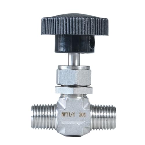 1/4" 3/8" 1/2" Meter External Thread Globe Valve 304 Stainless Steel External Thread Needle Valve(1/2") von ZXCDLCCJD