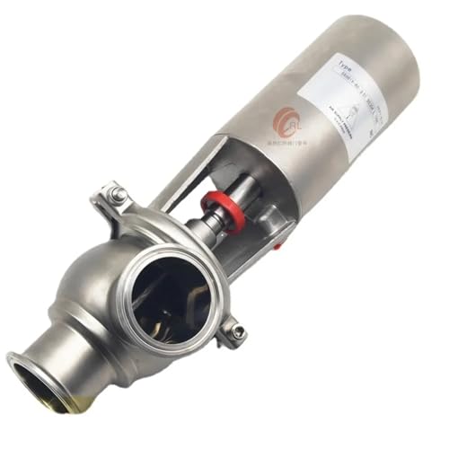 1,5 "2" 2,5 "Tri Clamp SUS 304 Edelstahl Sanitär Pneumatische Umkehr Schalter Richtung Ventil Homebrew Bier(L Type,63MM K77.5MM_OTHER) von ZXCDLCCJD