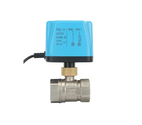1 "Normalerweise geschlossener motorisierter Kugelhahn aus Edelstahl 304, 220 V, 12 V, 24 V, 2-Draht-Elektrokugelhahn(NORMALLY CLOSED_110VAC) von ZXCDLCCJD